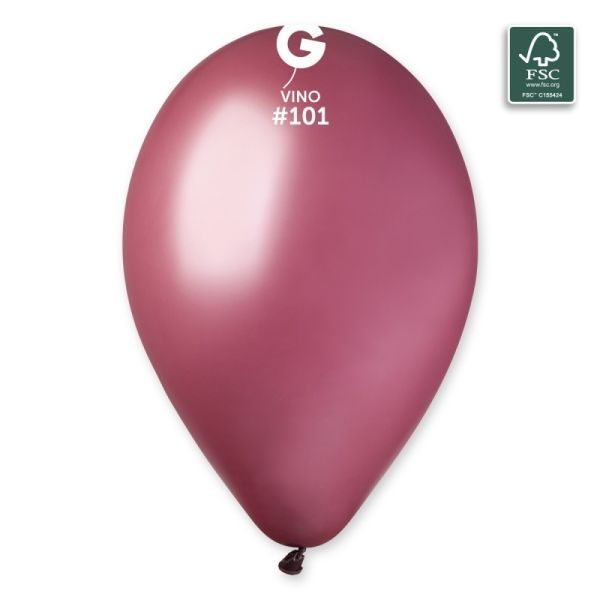 Балони G110 цвят „Vino #101“ 12′-100бр.