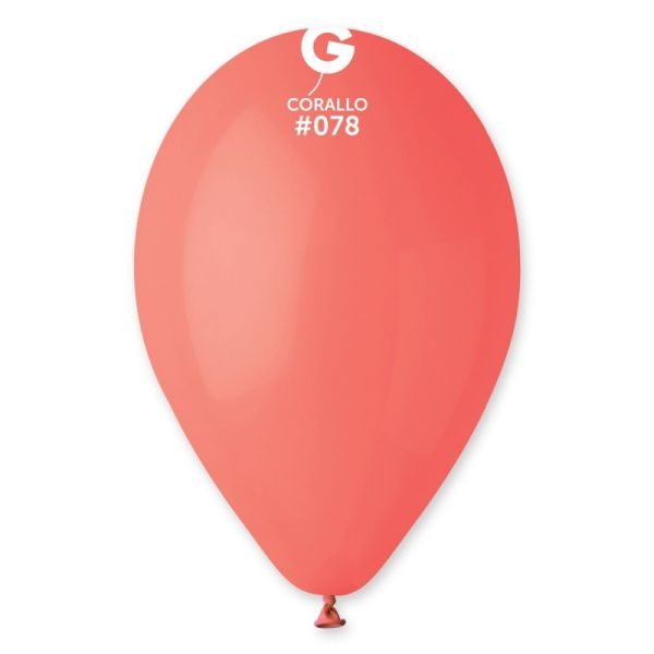 Балони G110 цвят „Corallo #078“ 12′-100бр.