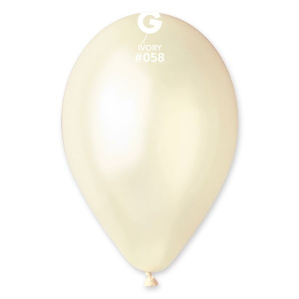 Балони GM90 цвят „Ivory-Metallic #058“ 10′-100бр.