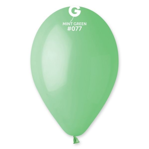 Балони G110 цвят „Mint Green #077“ 12′-100бр.