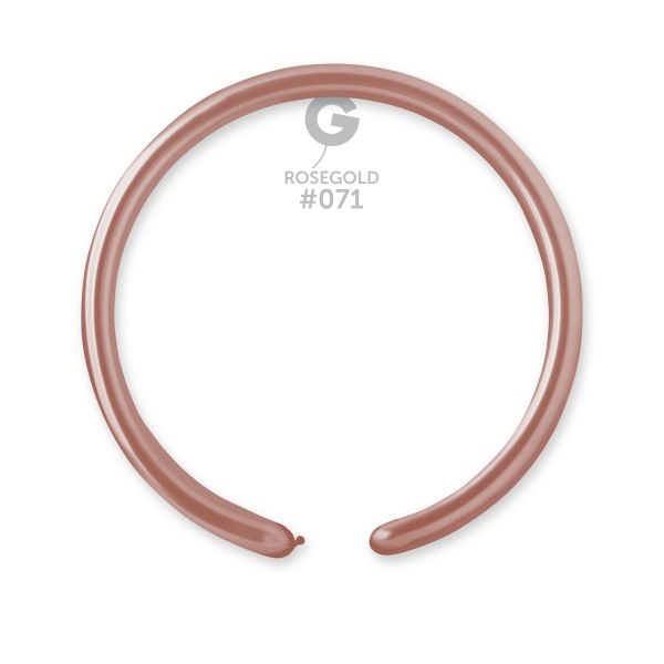 Моделиращи балони DM2 цвят “Rose Gold-Metallic #071“ 1′ 100бр.