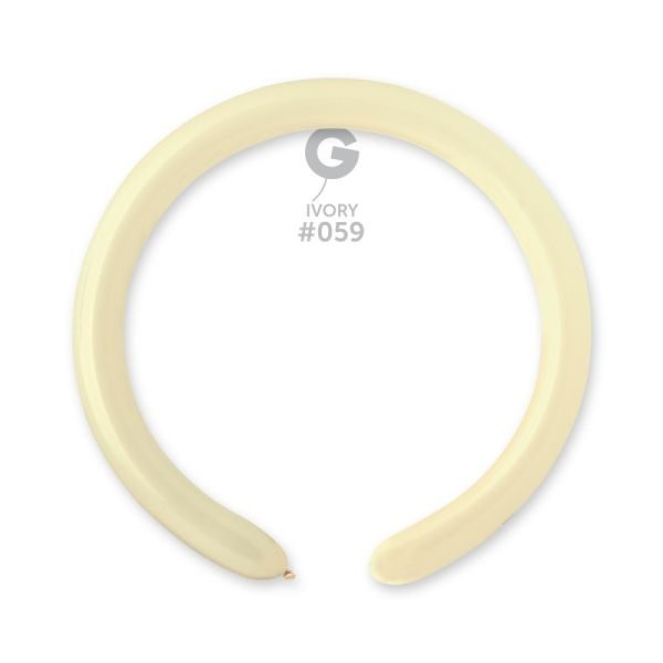Моделиращи балони D4 цвят “Ivory #059“ 2′ 100бр.
