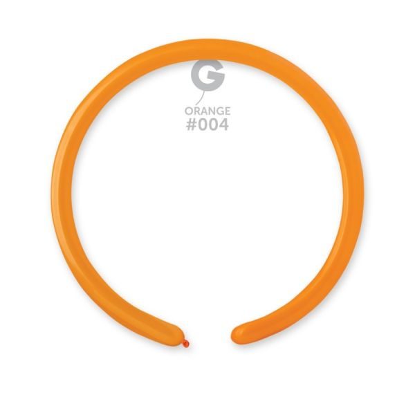 Моделиращи балони D2 цвят “Orange #004“ 1′ 100бр.