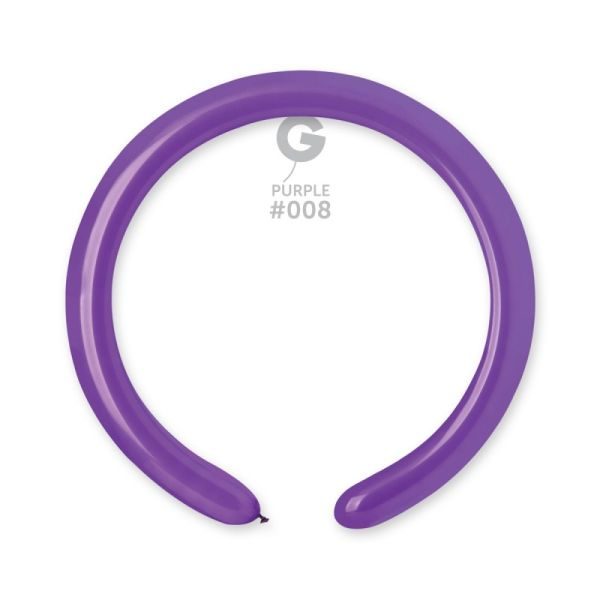 Моделиращи балони D4 цвят “Purple #008“ 2′ 100бр.