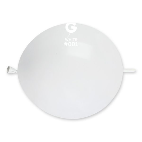 Линк балони GL13 цвят „White #001“ 13′-50бр.