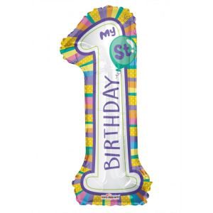 Балон „Цифра 1“ My 1st Birthday-1бр.