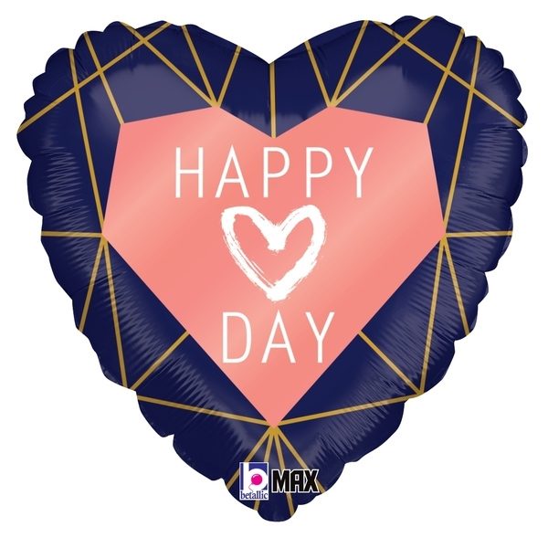 Балон „Сърце Happy day“ 21′ -1бр.
