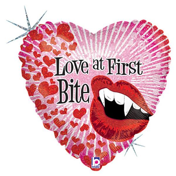 Балон „Сърце-I love you-Love at first bite“ 18′ -1бр. в оп.