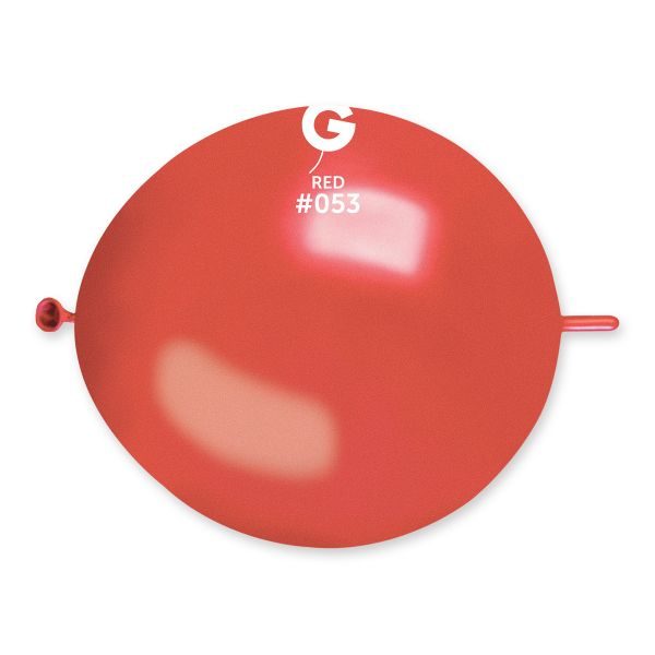 Линк балони GLM13 цвят „Red #053“ металик 13′-100бр.