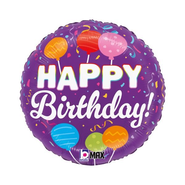 Балон „Happy Birthday с близалки“ 18′-1бр.