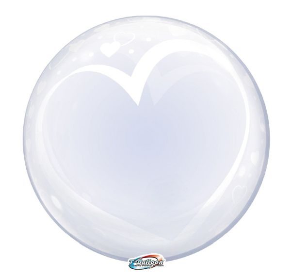 Балон „T-bubble balloon сърца 400mm. -1бр.
