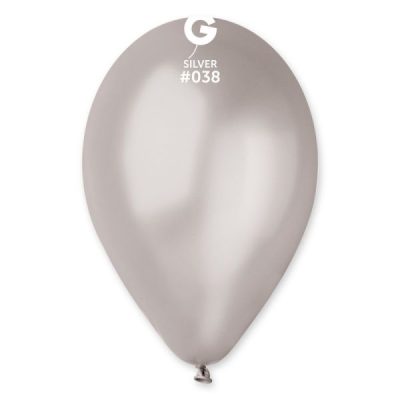 Балони GM110 цвят „Silver-Metallic #038“ 11′-100бр.