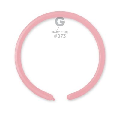 Моделиращи балони D2 цвят “Baby Pink #073“ 1′ 100бр.