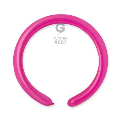 Моделиращи балони D4 цвят “Fuchsia #007“ 2′ 100бр.