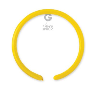 Моделиращи балони D2 цвят “Yellow #002“ 1′ 100бр.