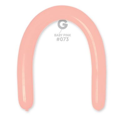Моделиращи балони D6, цвят „Baby Pink #073“ 3′ -100бр.