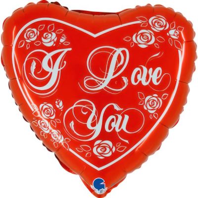 Балон „Сърце I LOVE YOU“ 18′ -1бр.