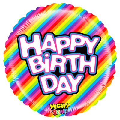 Балон „Happy Birthday Rainbow“ 21′ -1бр.
