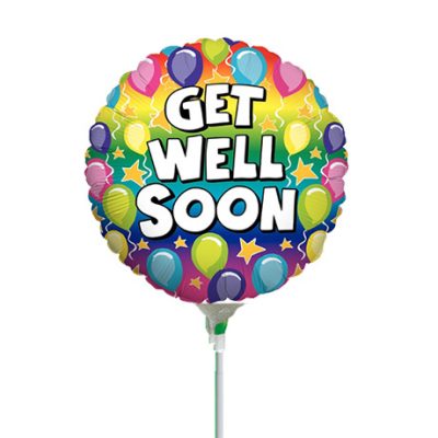 Балони „Get Well Soon“-9′ -5бр.