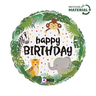 Балон „Happy Birthday-джунгла“ 18′ -1бр. в оп.