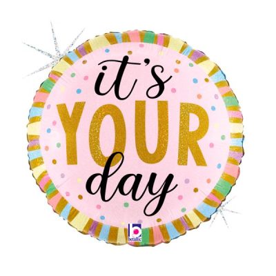 Балон „Happy Birthday-It’s your day“ 18′ -1бр в оп.
