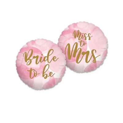 Балон „Bride to be-Miss to Mrs“ 18′ -1бр. в оп.