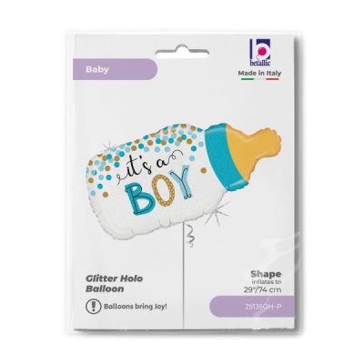 Балон „Шише с биберон It’s a boy“ 29′ -1бр. в оп.