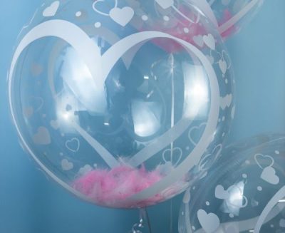 Балон „T-bubble balloon сърца 400mm. -1бр.