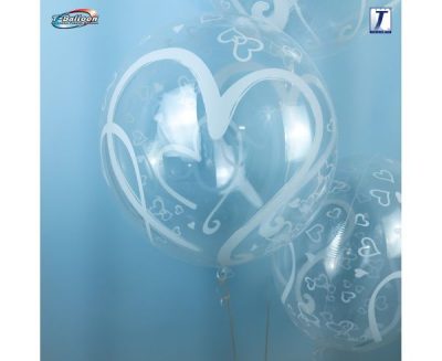 Балон „T-bubble balloon сърца 400mm. -1бр.