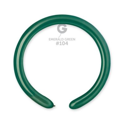Моделиращи балони D4 цвят “Emerald Green #104“ 2′ 100бр.