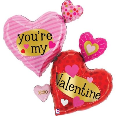 Балон „Сърца You’re my Valentine“ 30′ -1бр. в оп.