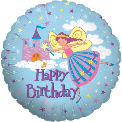 Балон „Happy Birthday-фея“ 18′-1бр.