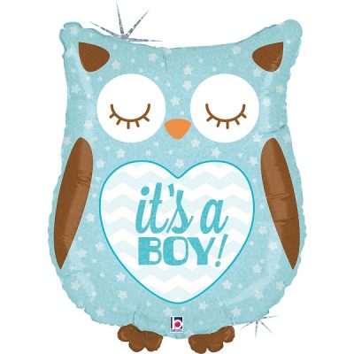 Балон „Бухал It’s a boy“ 23′ -1бр. в оп.