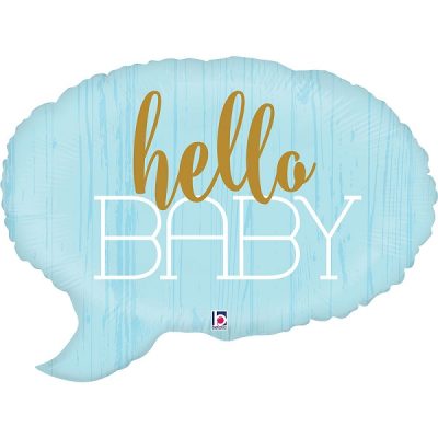 Балон „Hello Baby“ -син 20′ -1бр. в оп.