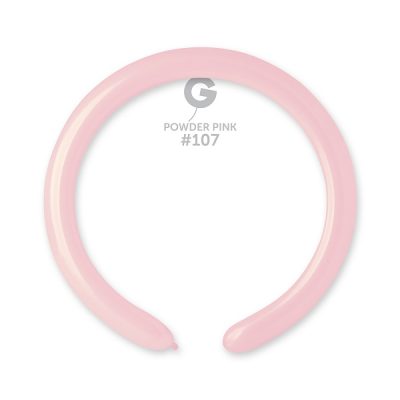 Моделиращи балони D4 цвят “Powder Pink #107“ 2′ 100бр.