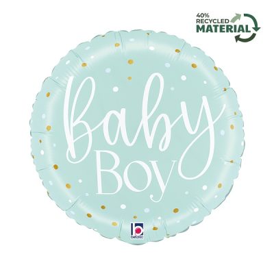 Балон „Baby boy сини точки“ 18′-1бр.
